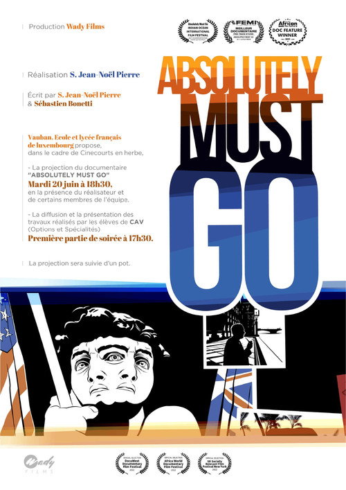 Movie poster for Absolutely must go (2021)