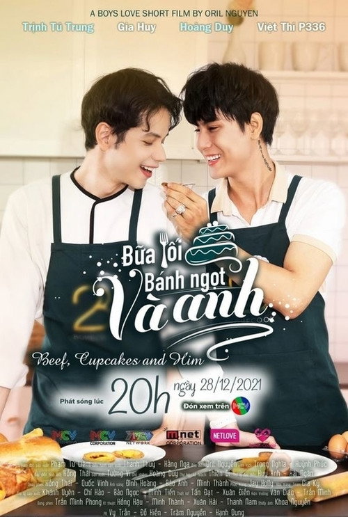 Movie poster for Beef, Cupcakes and Him (2021)