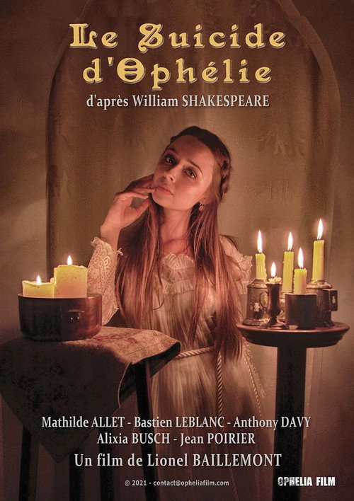 Movie poster for Le Suicide d'Ophélie (2021)