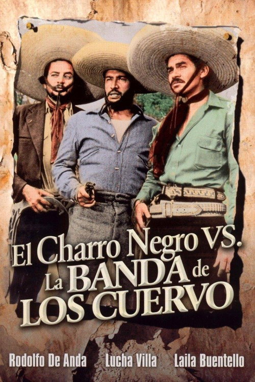 Movie poster for El charro Negro contra la banda del cuervo (1963)