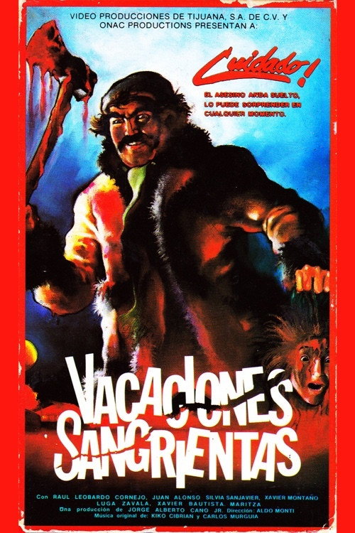 Movie poster for Bloody Vacation (1988)
