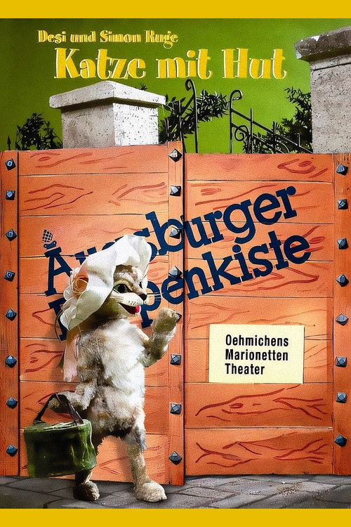 Augsburger Puppenkiste - Katze mit Hut poster