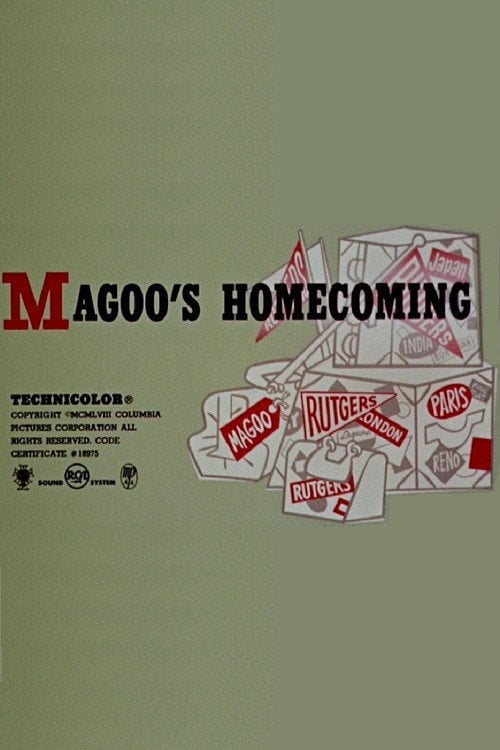 Movie poster for Magoo’s Homecoming (1959)