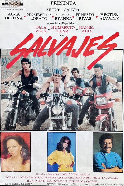 Movie poster for Salvajes (1989)