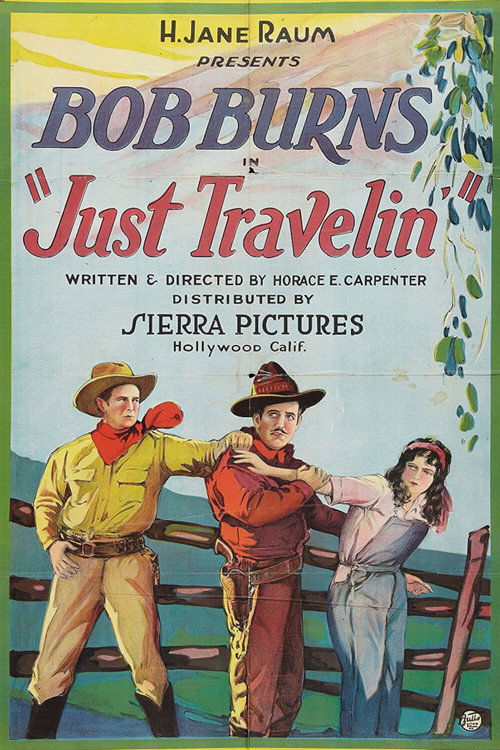 Movie poster for Just Travelin' (1925)