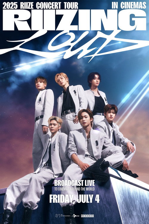Movie poster for 2025 RIIZE CONCERT TOUR [RIIZING LOUD] IN CINEMAS (2025)