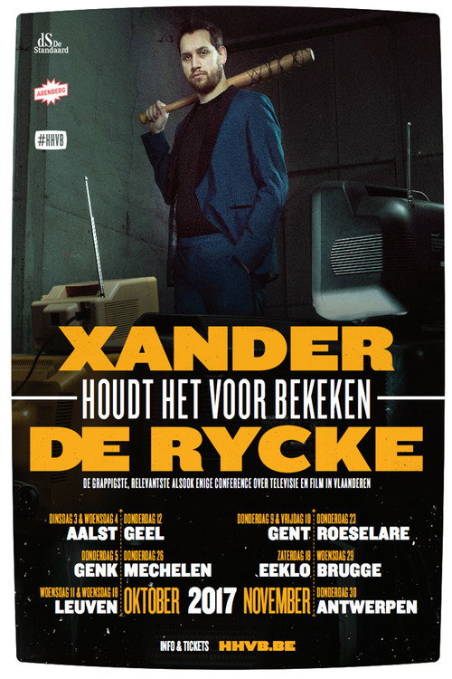 Movie poster for Xander De Rycke: Houdt Het Voor Bekeken 2016-2017 (2017)