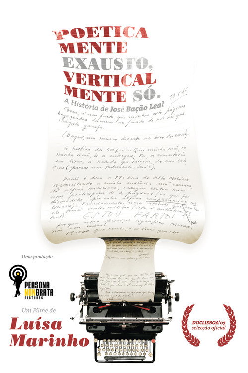 Movie poster for Poetically Exhausted, Vertically Alone (2007)