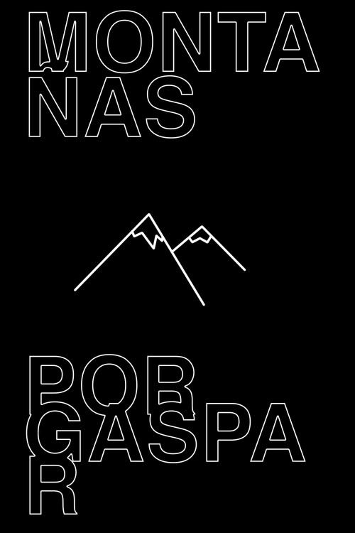 Movie poster for Montañas por Gaspar (2025)