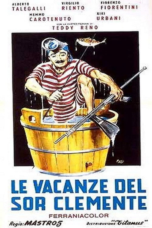 Movie poster for Le vacanze del Sor Clemente (1955)