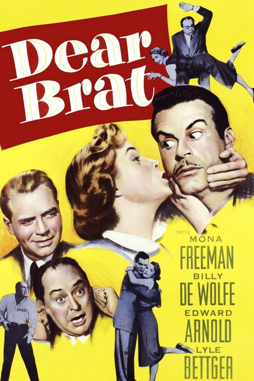 Movie poster for Dear Brat (1951)