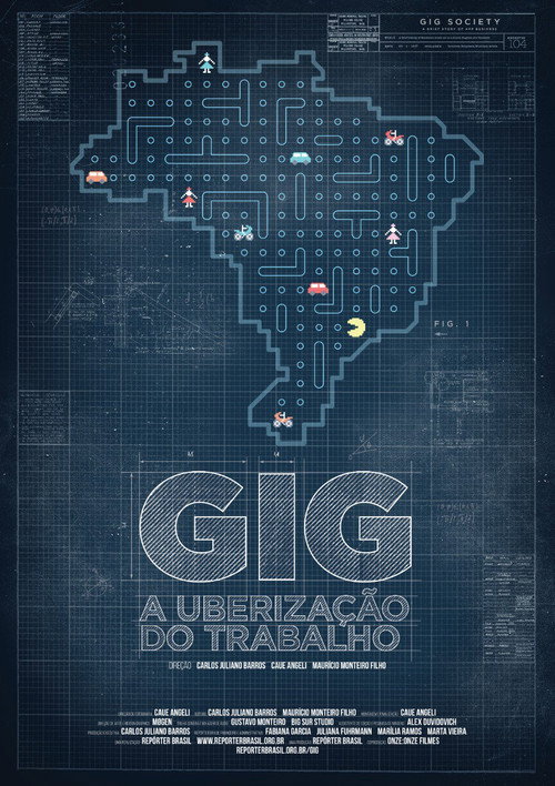Movie poster for GIG - A Uberização do Trabalho (2019)