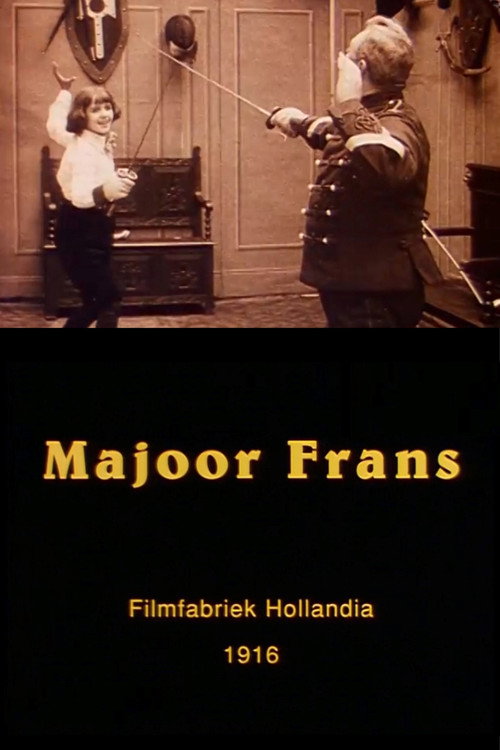 Movie poster for Major Frans (1916)