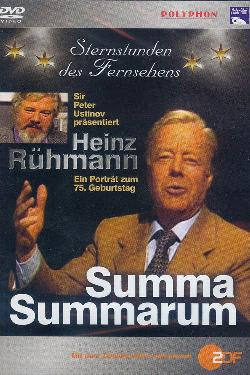 Movie poster for Summa Summarum - Sondersendung zu Heinz Rühmanns 75. Geburtstag (1977)