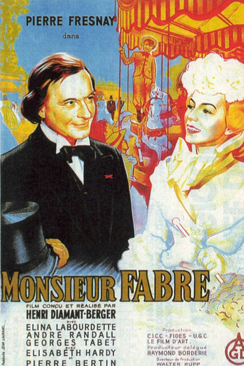 Movie poster for Amazing Monsieur Fabre (1951)