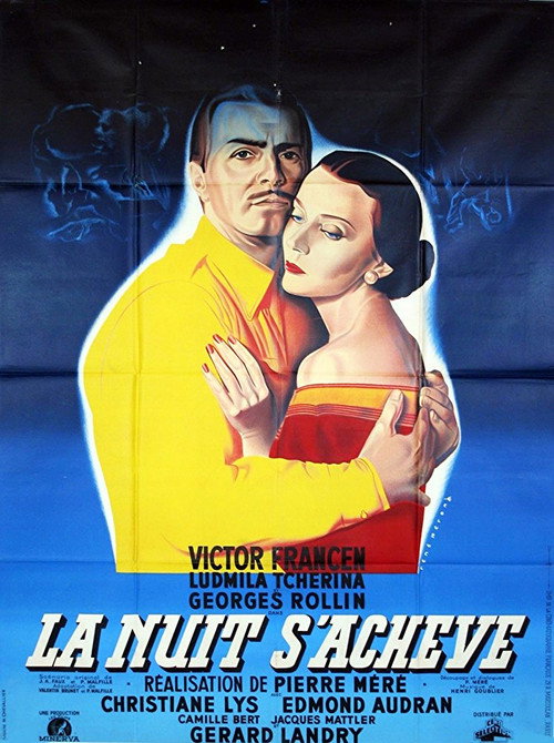 Movie poster for La nuit s'achève (1950)