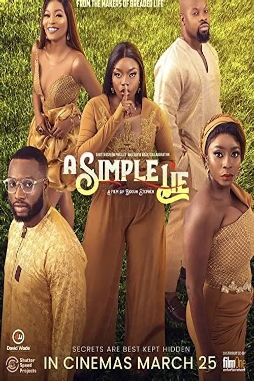 Movie poster for A Simple Lie (2022)