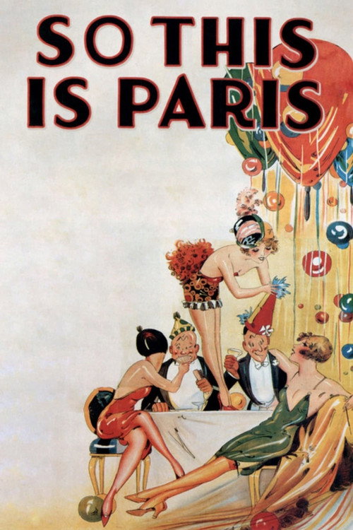Movie poster for So This Is Paris (1926)