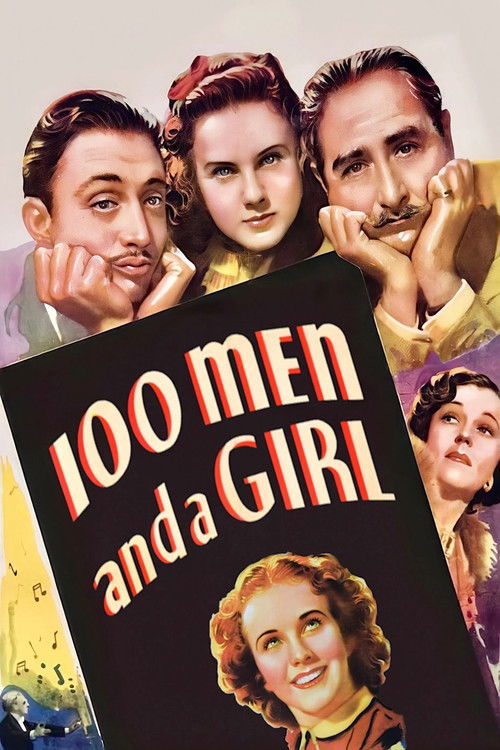 Movie poster for One Hundred Men and a Girl (1937)