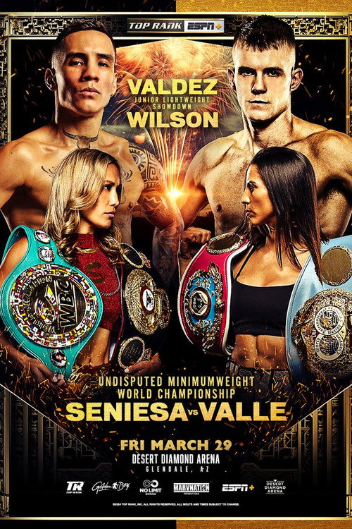 Movie poster for Oscar Valdez vs. Liam Wilson (2024)