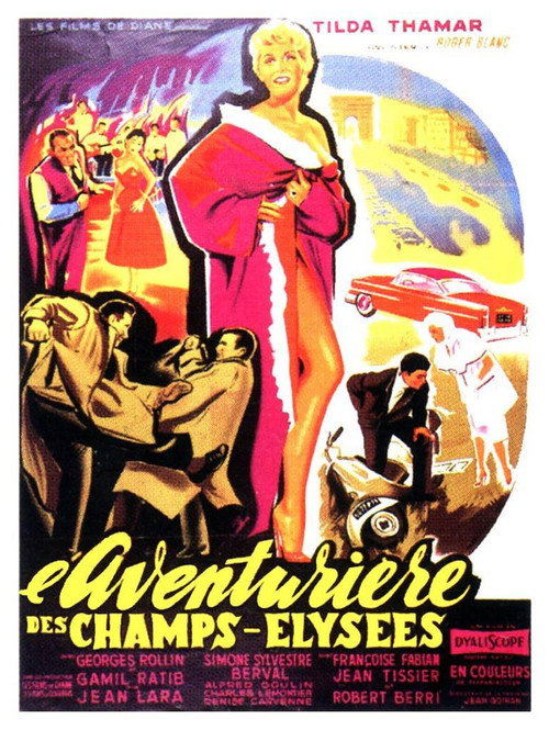Movie poster for L’aventurière des Champs-Élysées (1957)