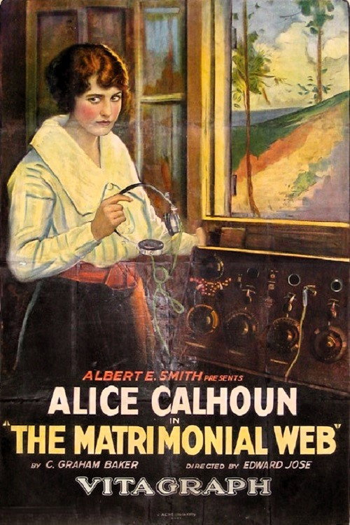 Movie poster for The Matrimonial Web (1921)