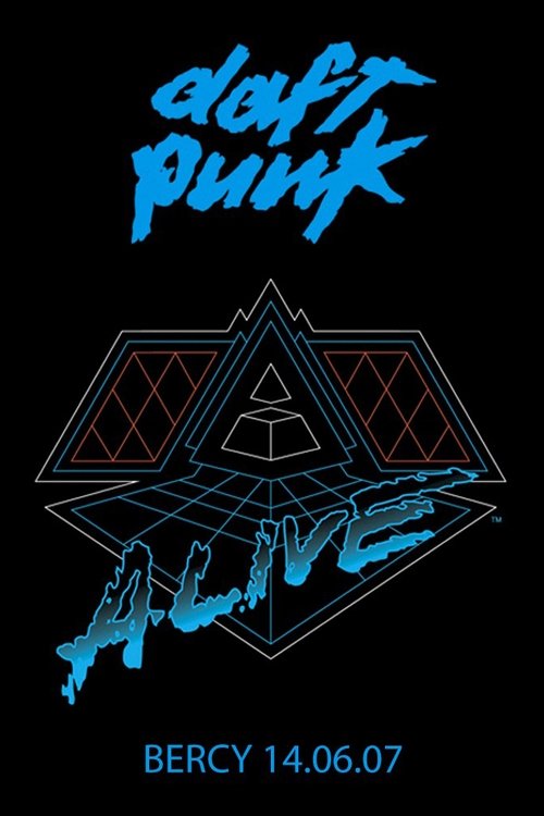 Movie poster for Daft Punk - Alive 2007 - Live Album Concert in Paris (2007)