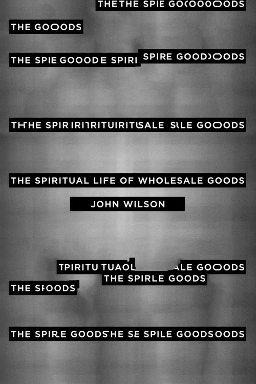 Movie poster for The Spiritual Life of Wholesale Goods (2016)