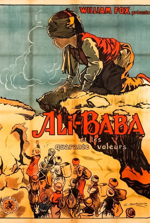 Movie poster for Ali Baba and the Forty Thieves (1918)