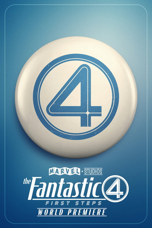 Movie poster for Marvel Studios' The Fantastic Four: First Steps - World Premiere (2025)
