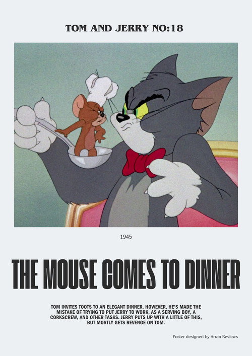 Movie poster for The Mouse Comes to Dinner (1945)