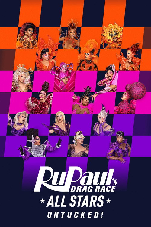 Series poster for RuPaul's Drag Race All Stars: UNTUCKED (2012)