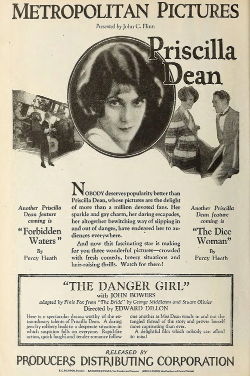 Movie poster for The Danger Girl (1926)