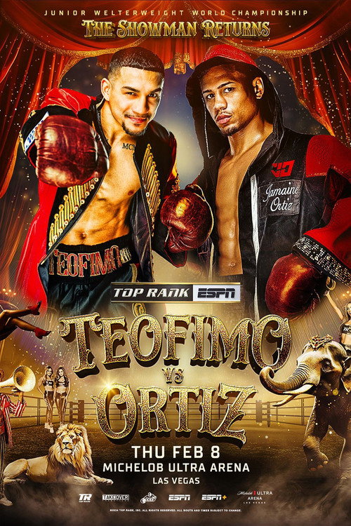 Movie poster for Teofimo Lopez vs. Jamaine Ortiz (2024)