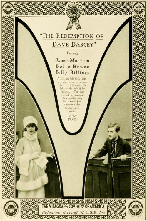 Movie poster for The Redemption of Dave Darcey (1916)