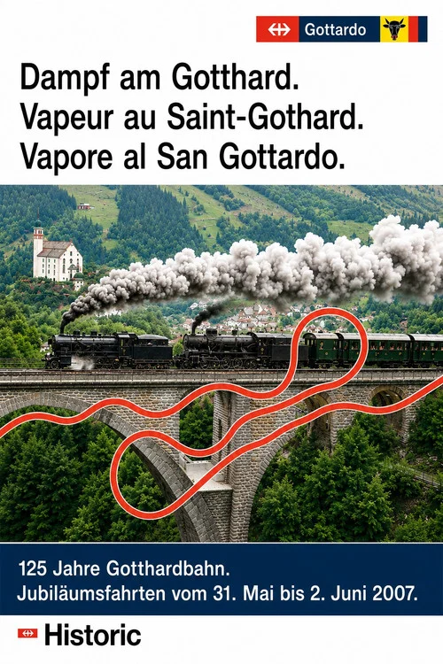 Movie poster for Vapeur au Saint-Gothard (2007)