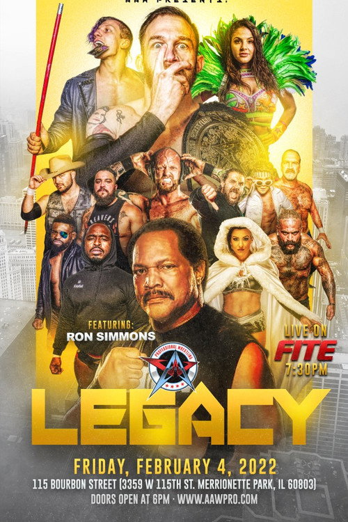 Movie poster for AAW Legacy (2022)