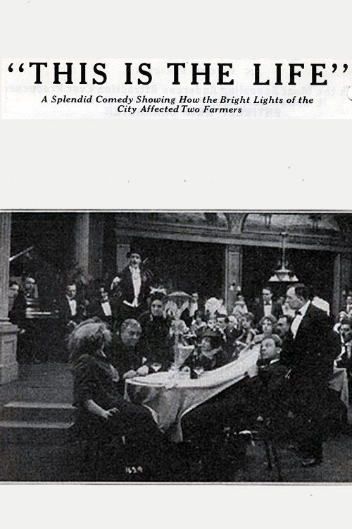 Movie poster for This Is the Life (1914)