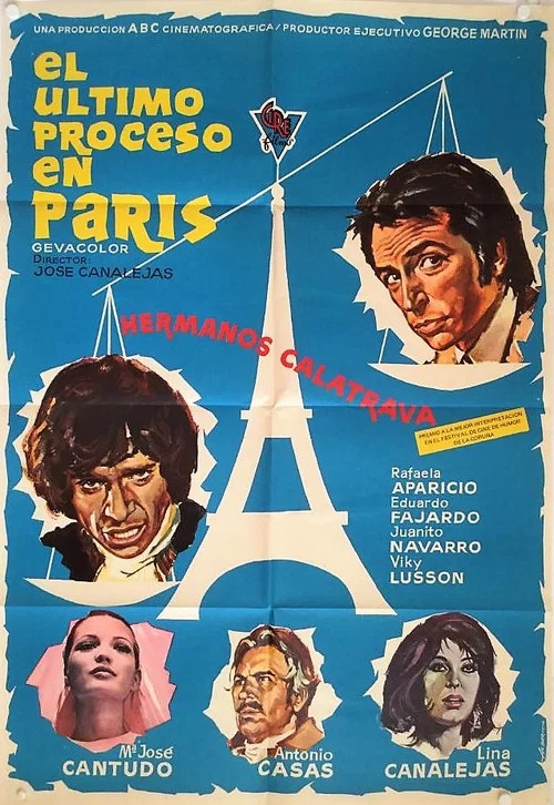 Movie poster for El último proceso en París (1974)