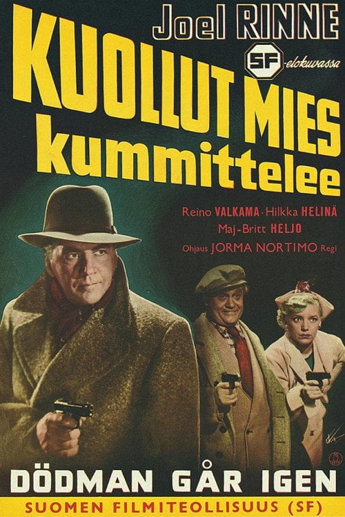 Movie poster for Kuollut mies kummittelee (1952)