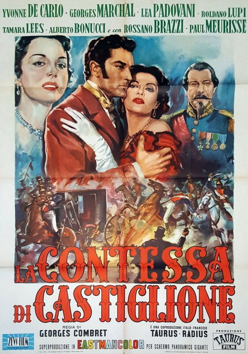 Movie poster for The Contessa's Secret (1954)