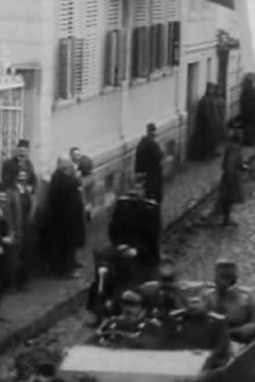 Movie poster for The Reception of the Greek King and the Heir Pavle Made by General Bojovic in Bitola (1918)