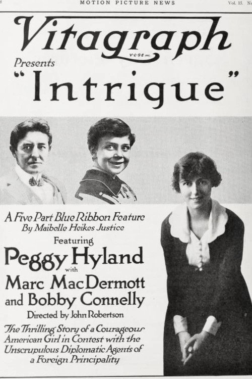 Movie poster for Intrigue (1917)