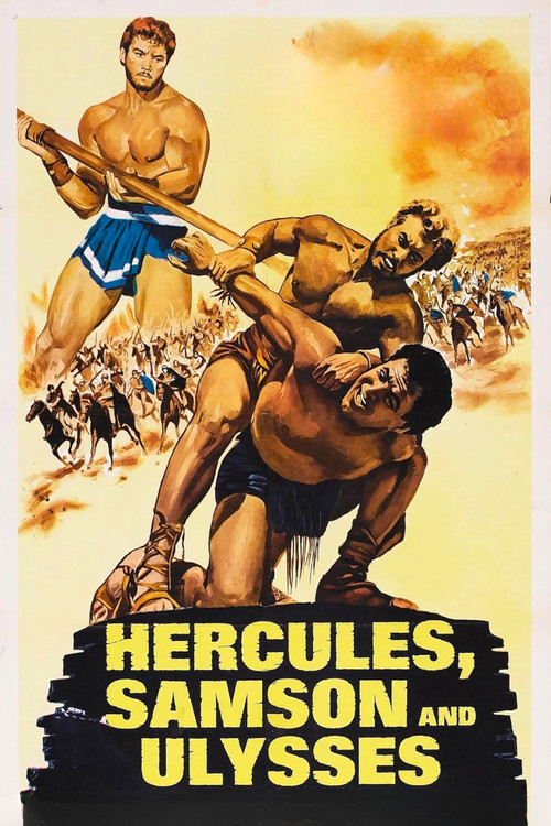 Movie poster for Hercules, Samson & Ulysses (1963)