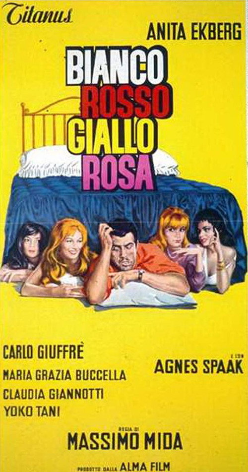 Movie poster for Bianco, rosso, giallo, rosa (1964)