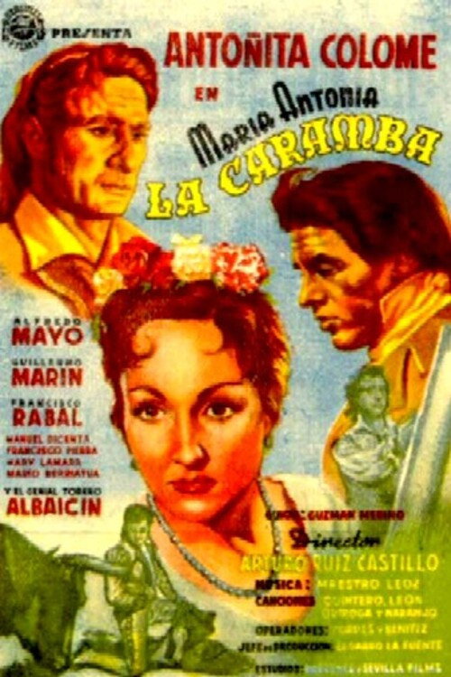 Movie poster for María Antonia "La Caramba" (1951)