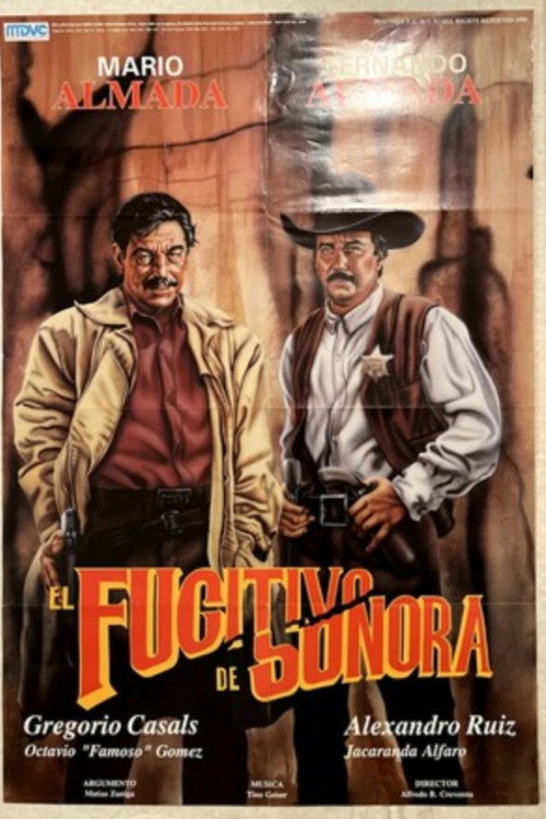 Movie poster for El Fugitivo de Sonora (1989)