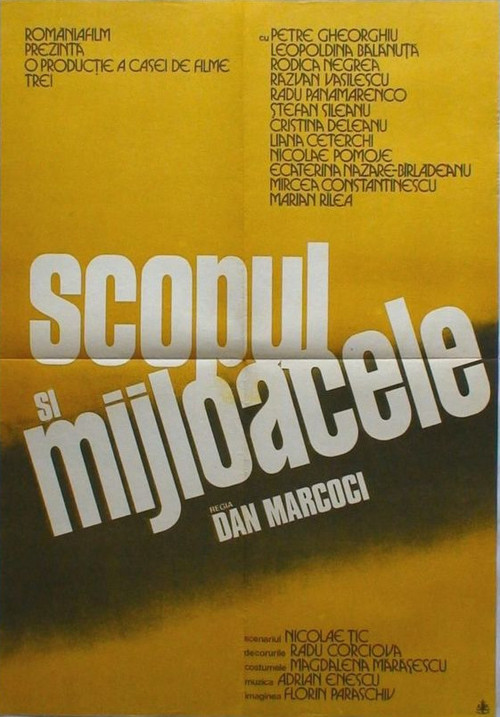 Movie poster for Scopul și mijloacele (1983)