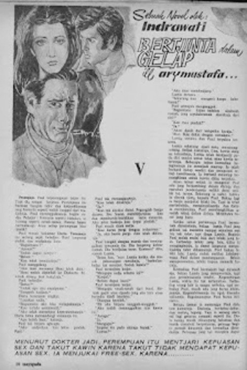 Movie poster for Bertjinta dalam Gelap (1971)