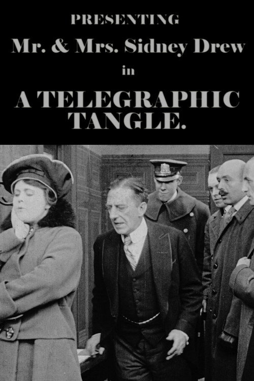 Movie poster for A Telegraphic Tangle (1916)